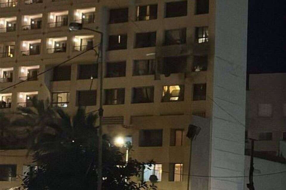 מלון "רמאדה" בביירות לאחר התקיפה , רשתות ערביות