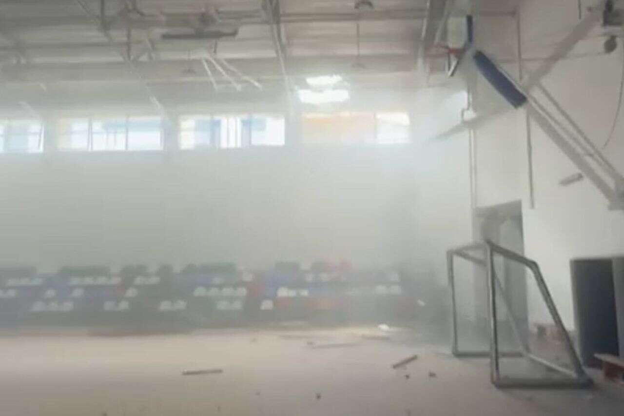 A new sports hall was hit by shots from Iran: "difficult pictures"