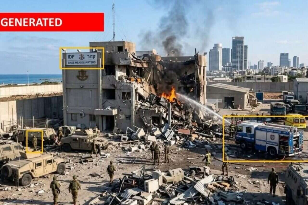 Too good to be true: The war fake videos are spreading