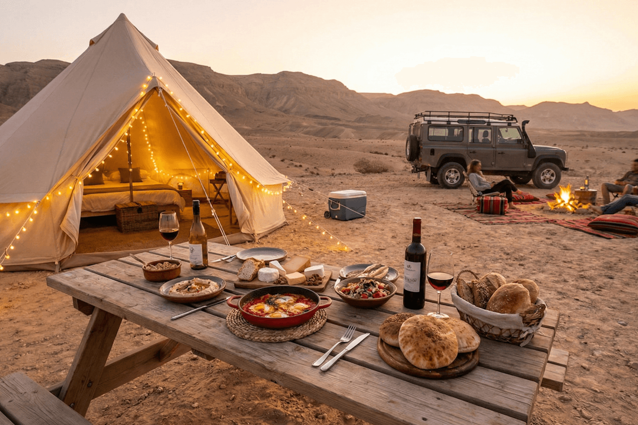 High-tech in the desert: how did the simple tent become an electrified and equipped accommodation complex?