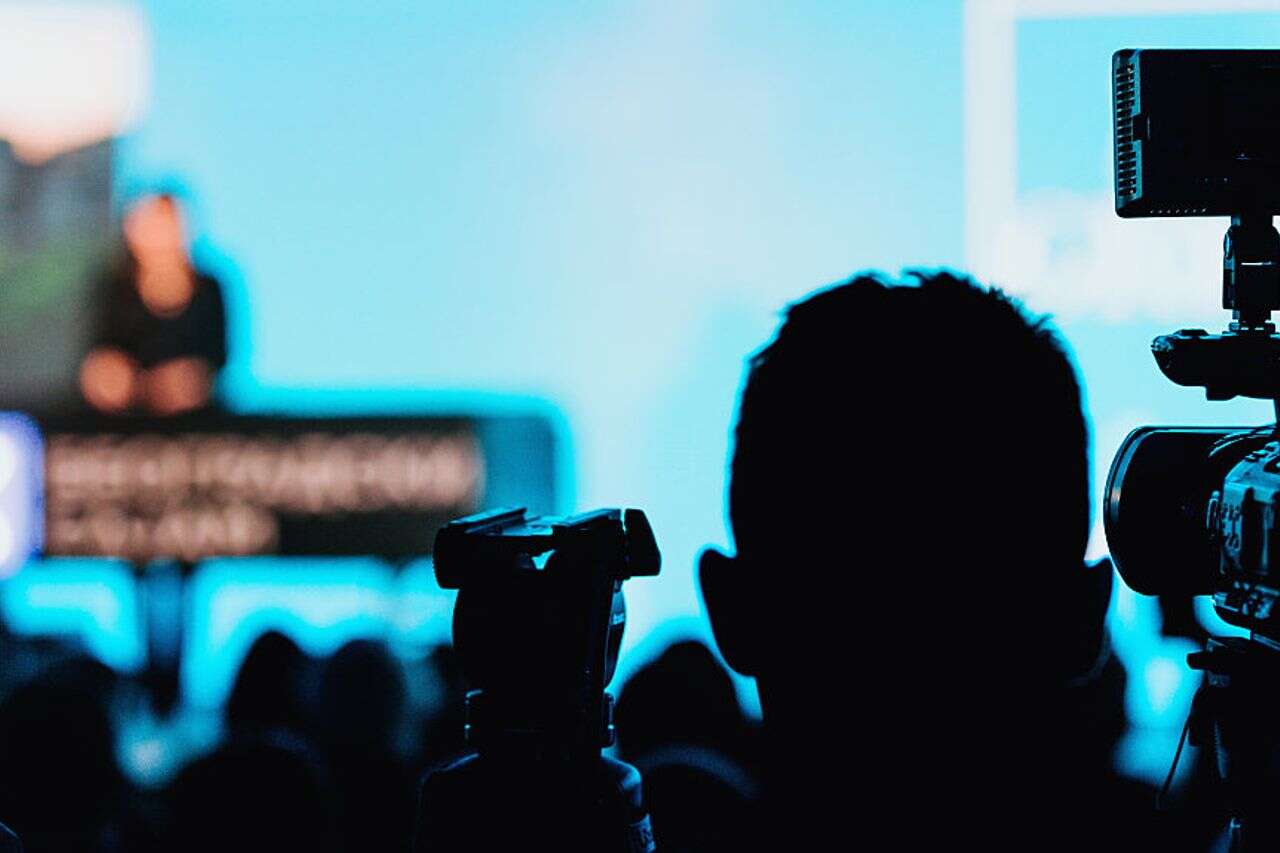 The morning show team is evacuated from the studio in the middle of a live broadcast