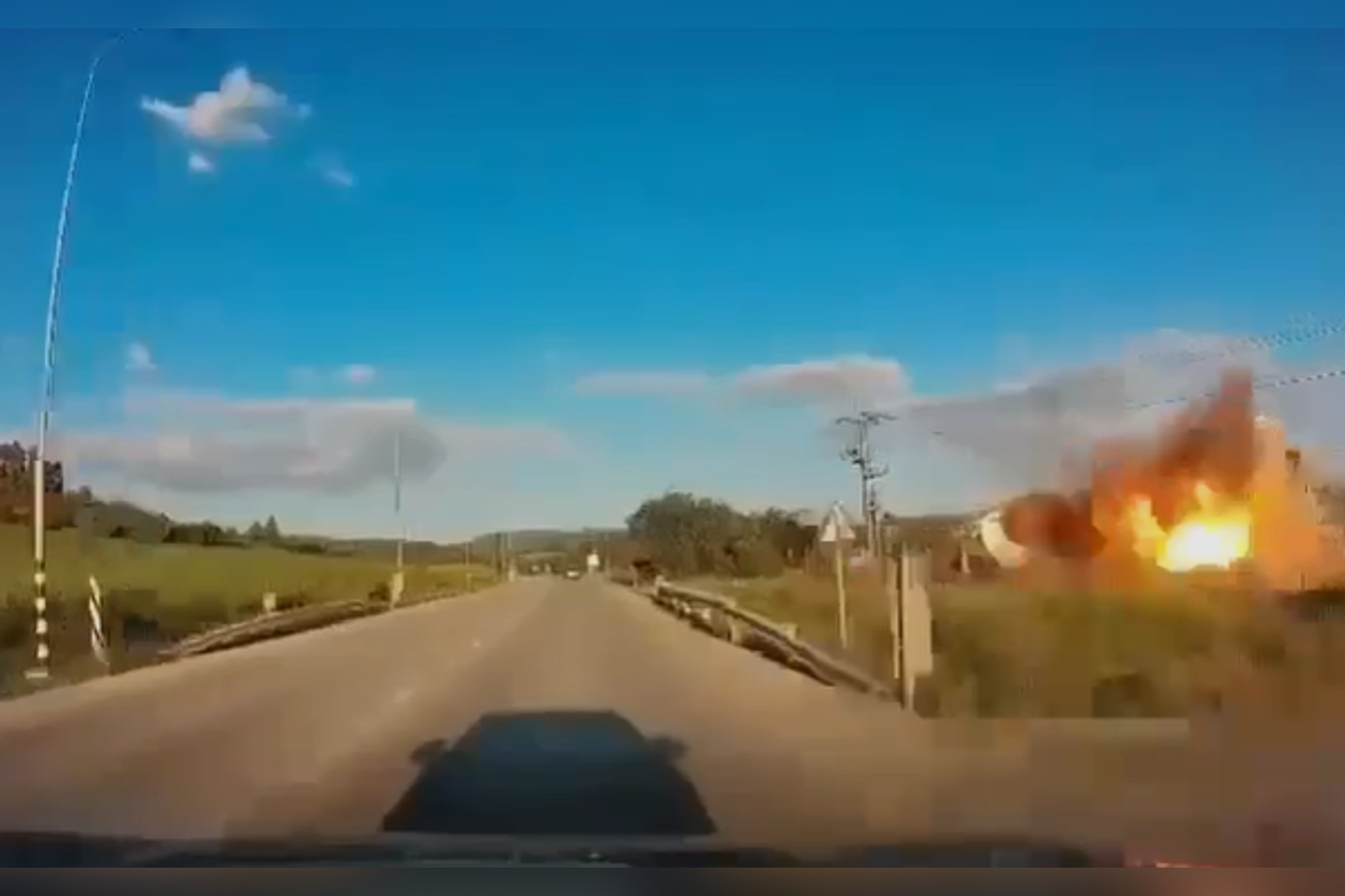 Watch: The moment the missile from Lebanon hit the satellite station in the Halla Valley