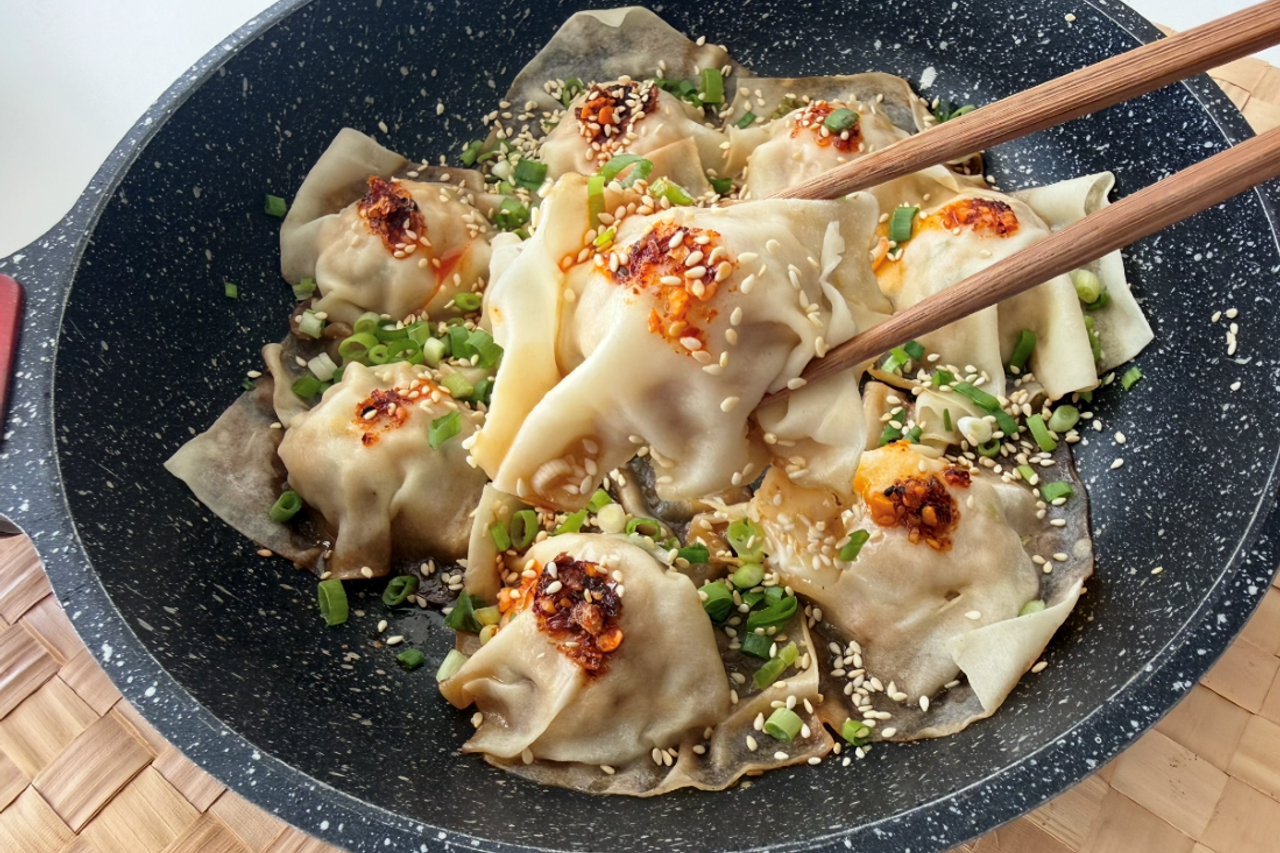 Dumplings for the lazy: quick dumplings without folding