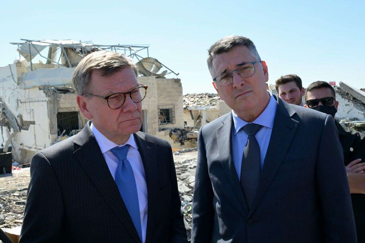"Iran also threatens Europe": The German Foreign Minister visited the scene of the attack in Beit Shemesh