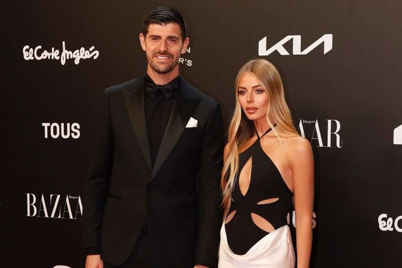 Threatening to divorce Thibaut Courtois? Michelle Gratzig with a calming siren
