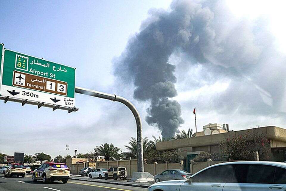 תקיפה איראנית בדובאי (ארכיון) , אי.אף.פי