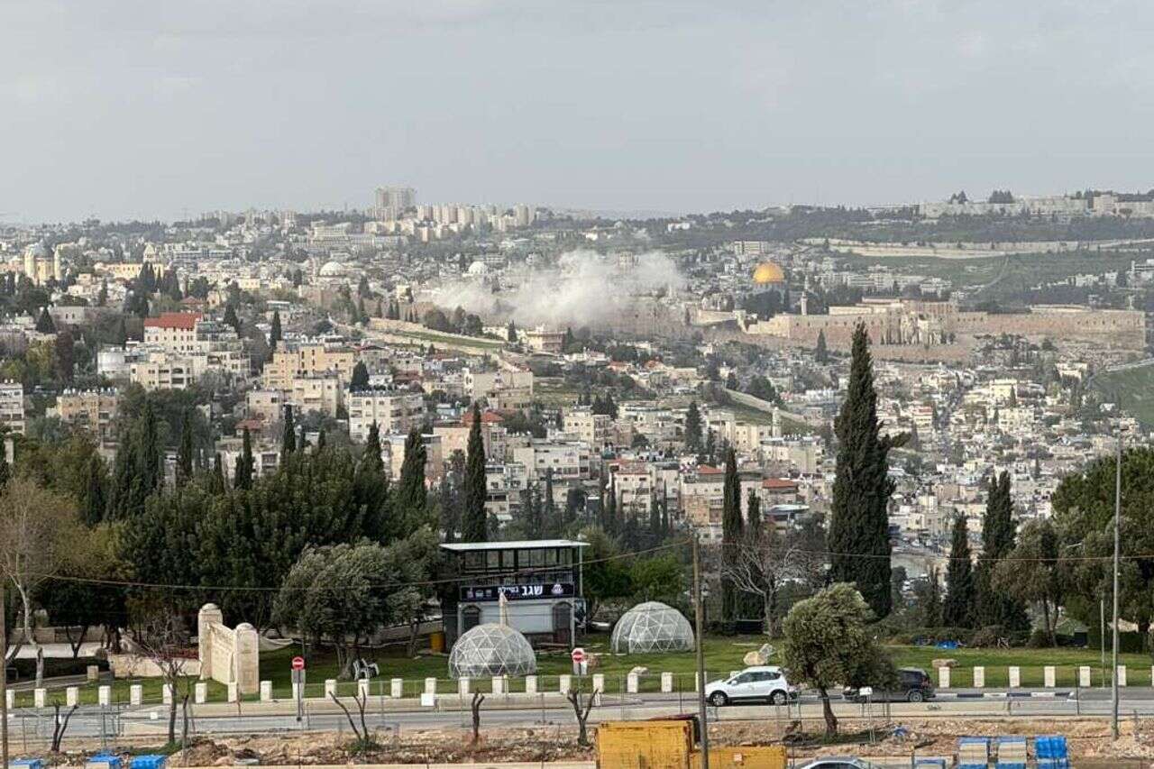 "Iran trades in religion": the documentation from the fall near Al Aqsa - and the fury in the Arab world