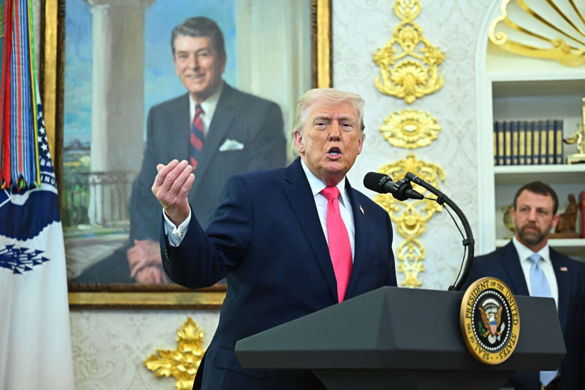 נשיא ארצות הברית דונלד טראמפ , אי.פי.אי