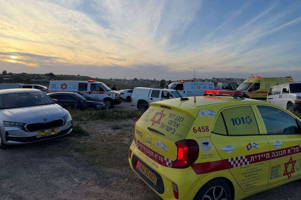 מזירת התאונה הקשה בדרום , תיעוד מבצעי מד"א