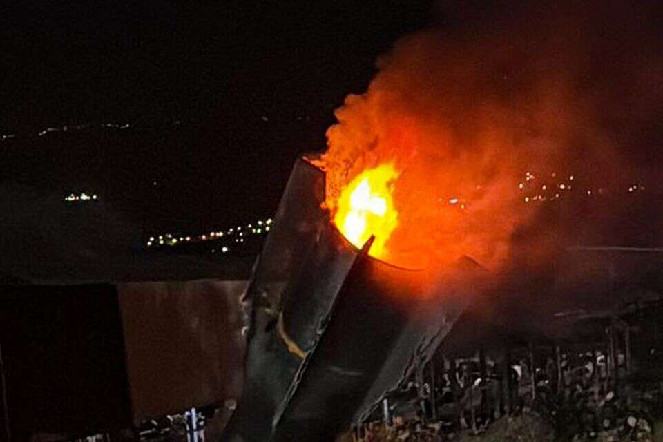 נפילת שבר יירוט של טיל איראני (ארכיון) , מתי כרמי/TPS
