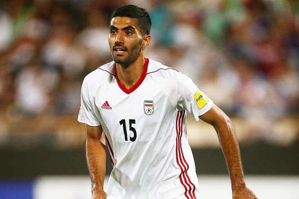 מוחמד אנסארי במדי נבחרת איראן , mohammadansari_