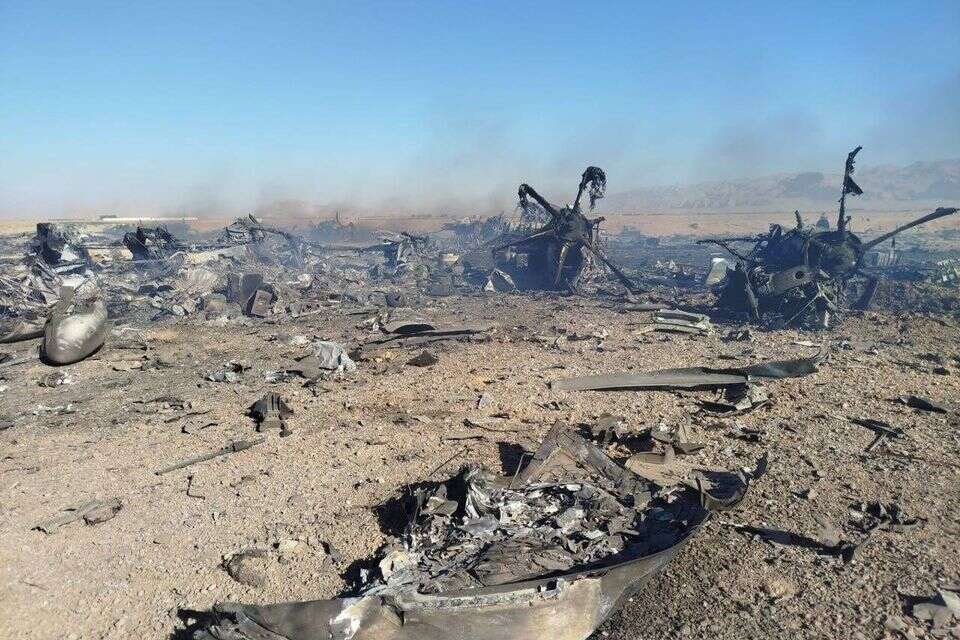 שרידי המטוסים האמריקנים באיראן , ללא