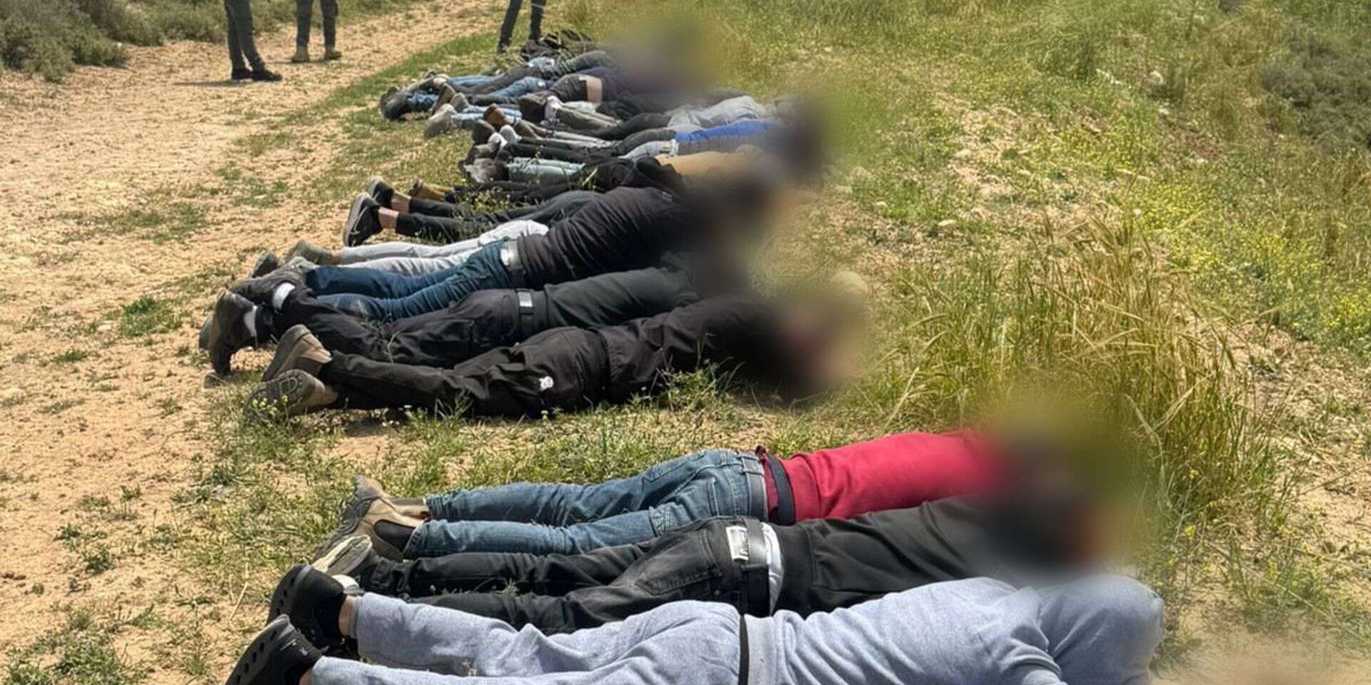 חלק מהשב"חים לאחר המעצר , דוברות המשטרה