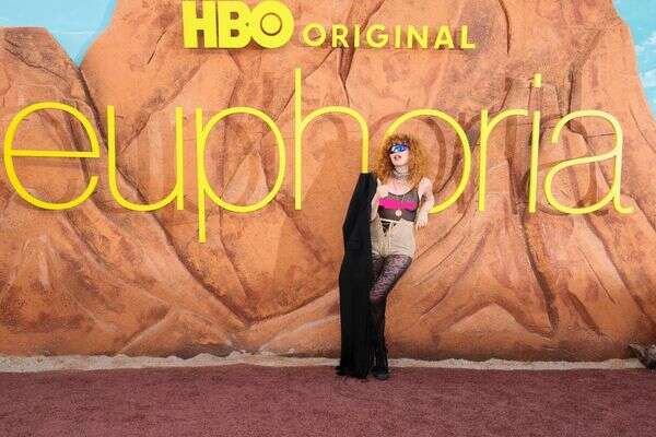 נטשה ליון בפרמיירה של "אופוריה", 7 באפריל 2026 , REUTERS/Mario Anzuoni