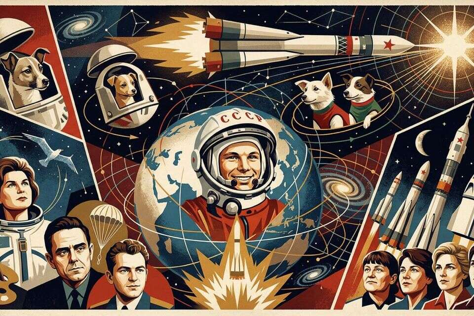 "עולם כחול על רקע שחור מוחלט": 65 שנה לטיסה המאוישת הראשונה לחלל