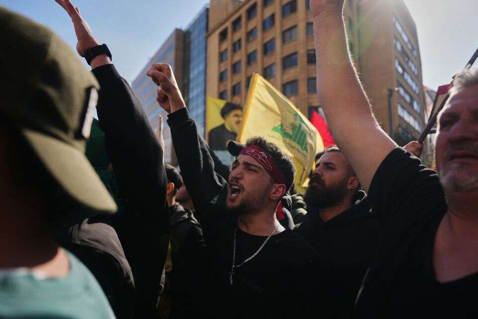 הפגנת תמיכה בחיזבאללה , AP