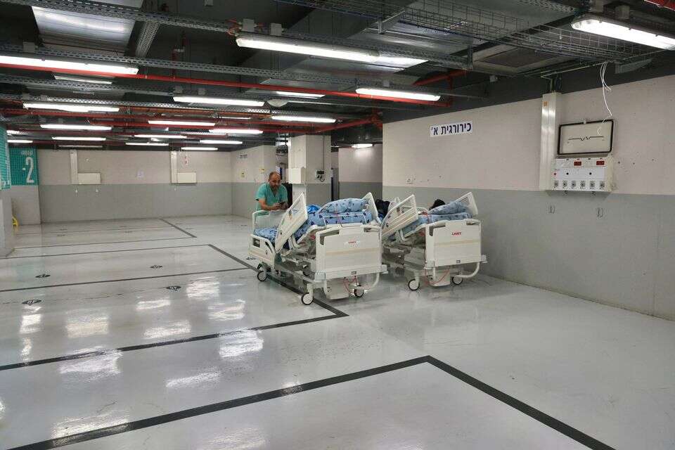 בית החולים הממוגן באיכילוב בתחילת המלחמה , קוקו