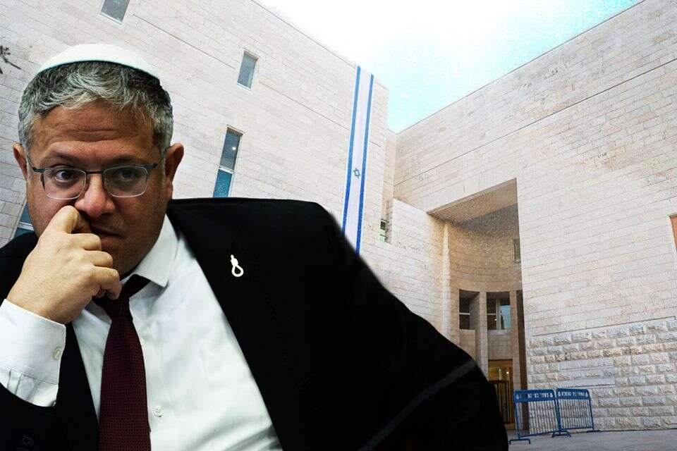 בן גביר על רקע בית המשפט העליון , אורן בן חקון
