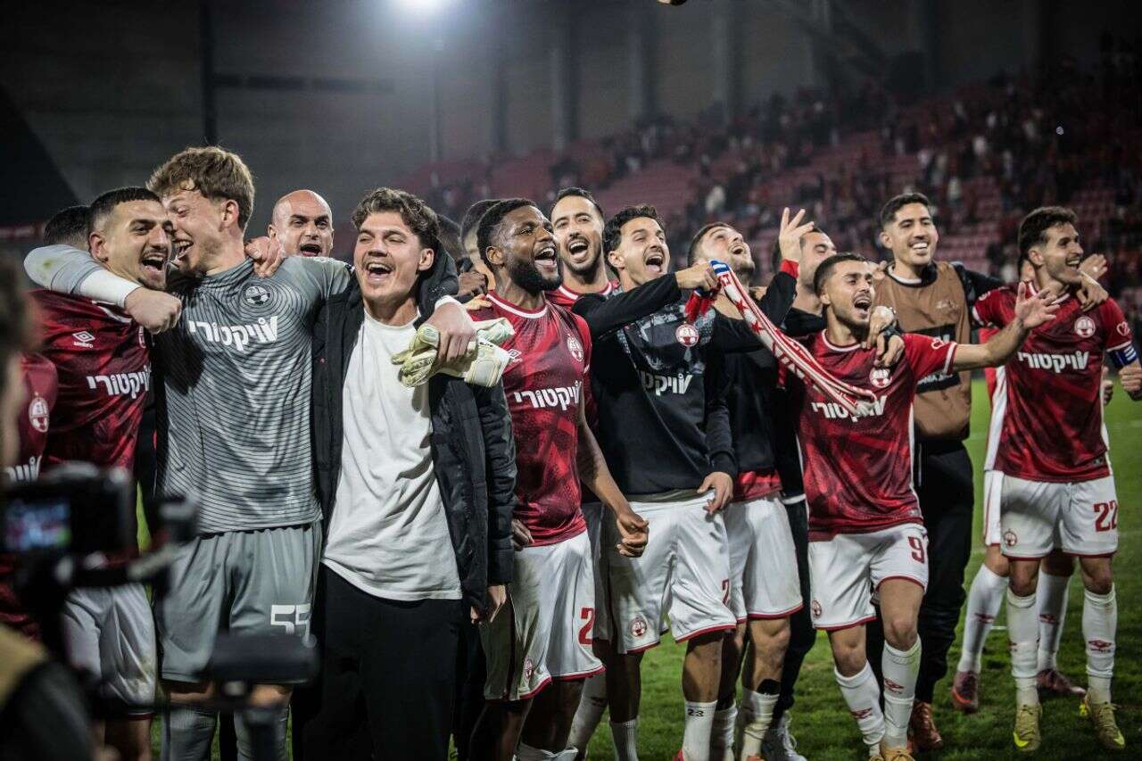 Hapoel Beer Sheva leads here as well: the regular season lineup in the Premier League