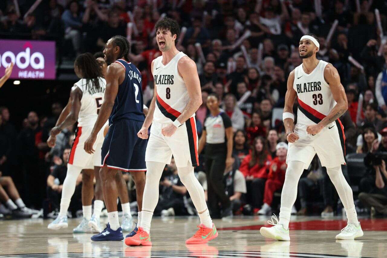 In Portland they respond to the claims: "Danny Avdia does not live on the penalty line"