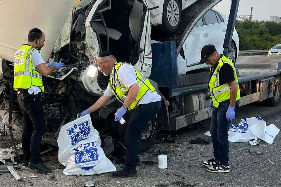 התאונה הקשה בכביש 42, סמוך ליבנה , דוברות זק"א