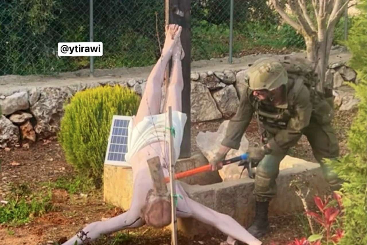 A soldier smashed a statue of Jesus in Lebanon; IDF spokesman: "The incident will be investigated"