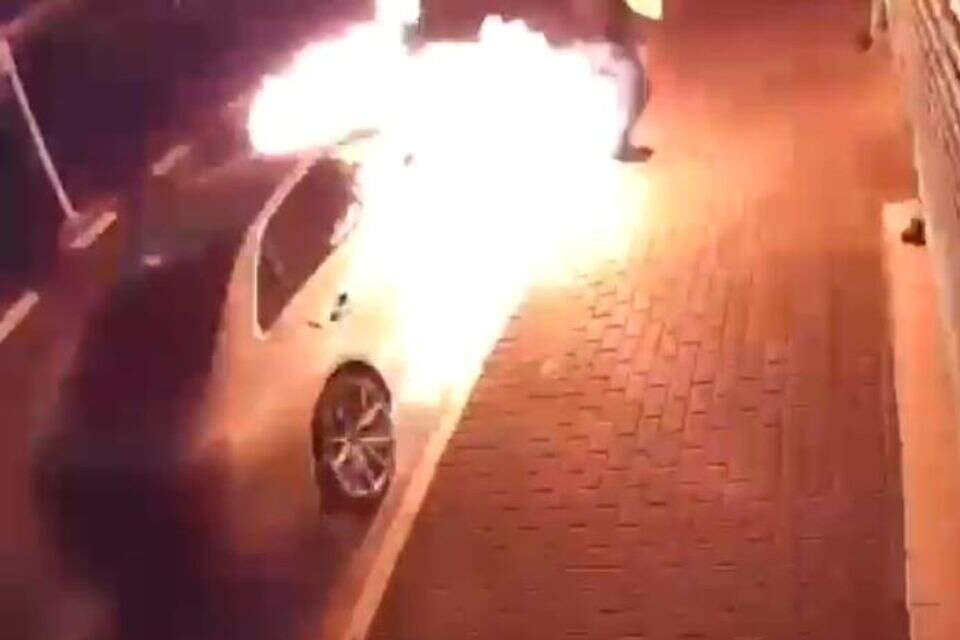 הצתת הרכב בטבריה , דוברות המשטרה
