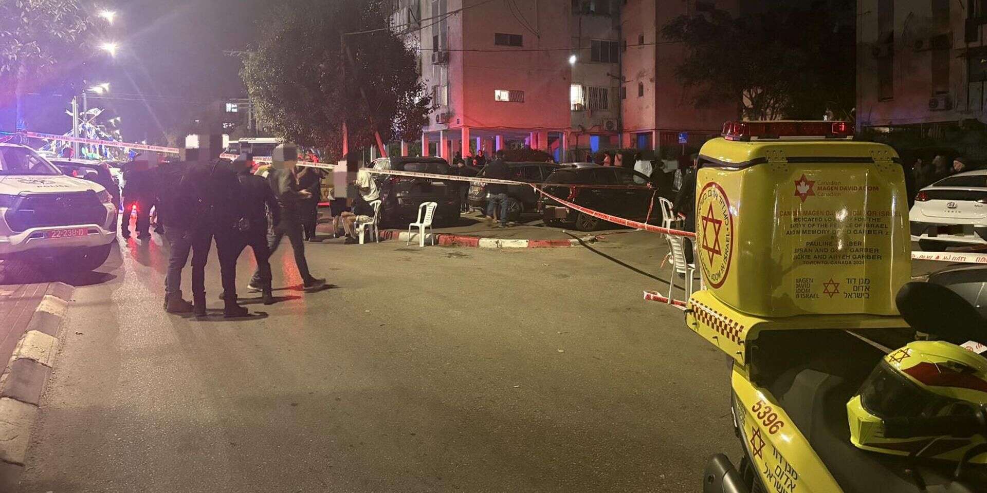 אירוע אלימות באור עקיבא , דוברות מד"א
