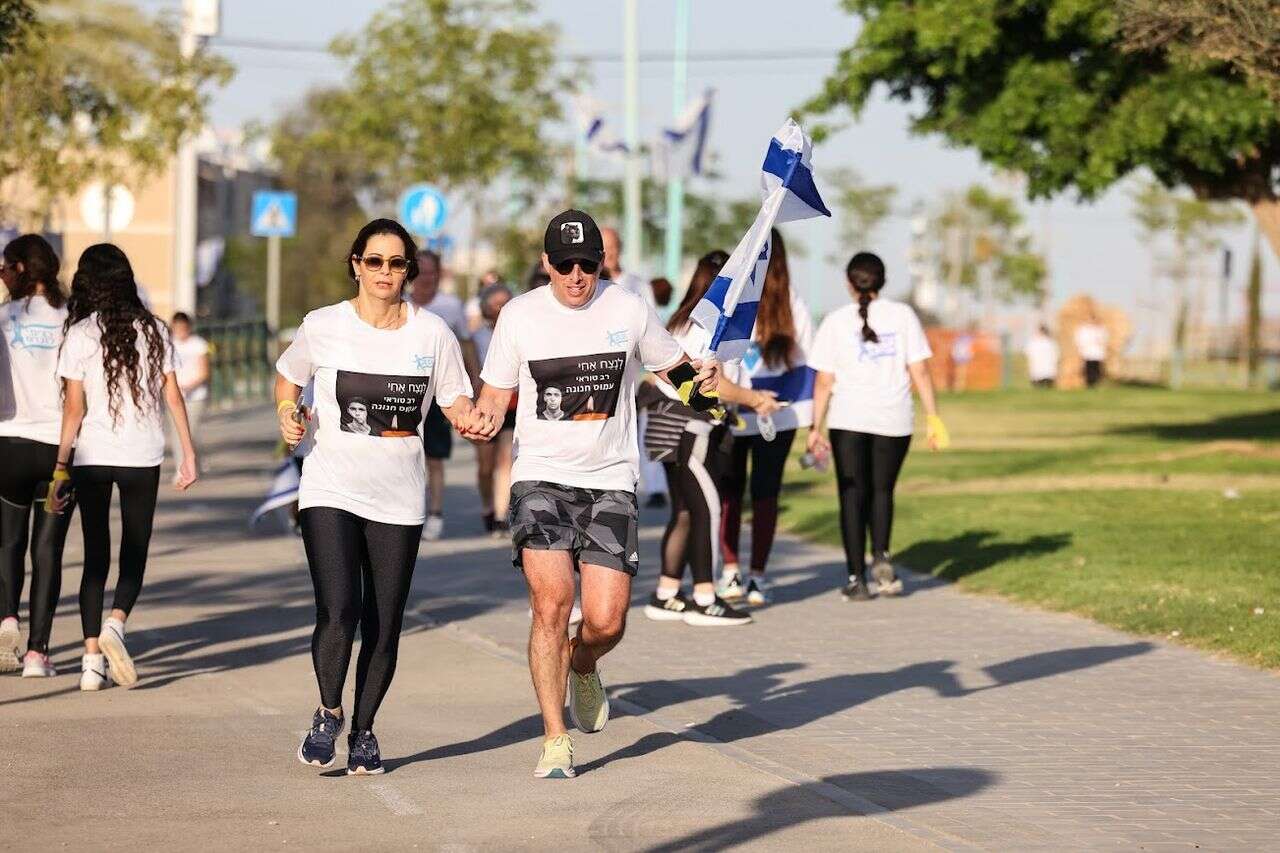 The 10th "Run in Remembrance" race has started: "Take to the streets with Israeli flags"