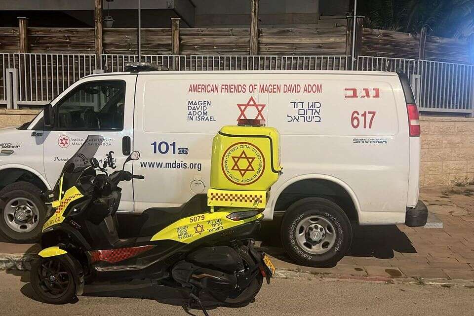 חשד לרצח בבאר שבע , תיעוד מבצעי מד"א