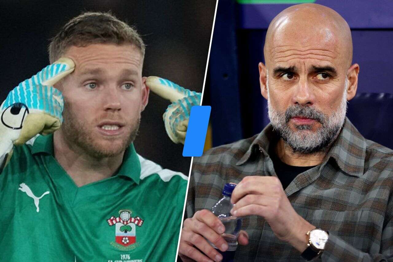 Pep Guardiola provided Daniel Peretz with an encouraging line: "We'll have to see"