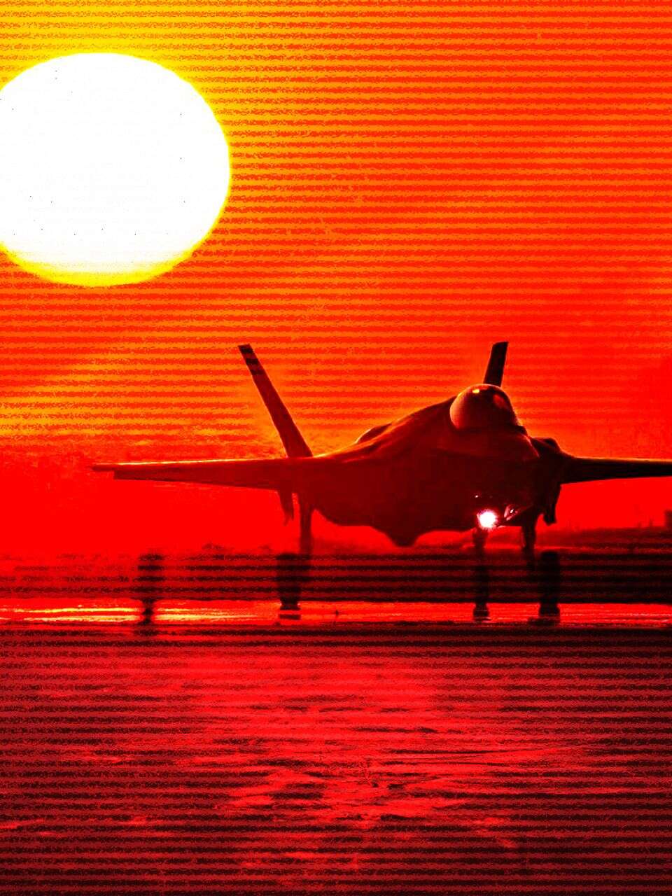 התמונות נחשפות: הרגע הכי דרמטי בשמי איראן