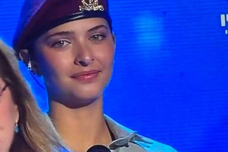 הדגלנית שגנבה את ההצגה בטקס המשואות , ללא