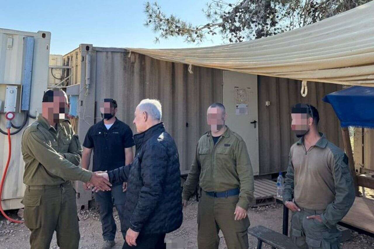 Netanyahu on a visit to Iron Dome fighters: "prepared for any scenario"