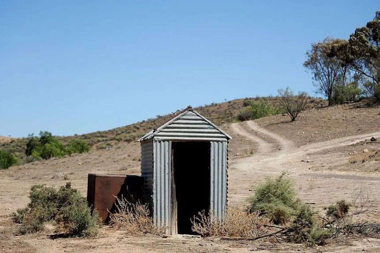 Fell into a toilet pit - and remained trapped for hours