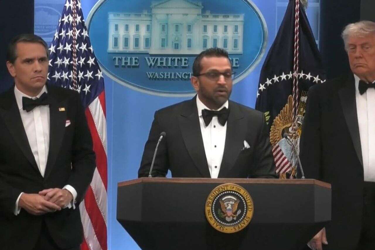 Watch: Trump at a press conference after the shooting incident in the compound where he was staying