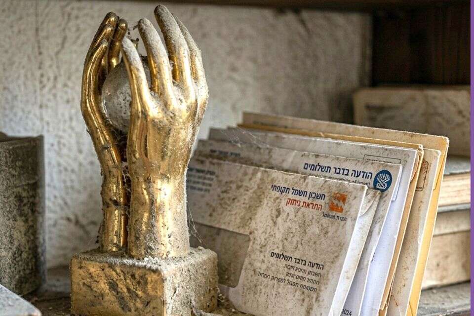 פסלון הפרס. במקומו הלא ראוי , נוצר באמצעות AI