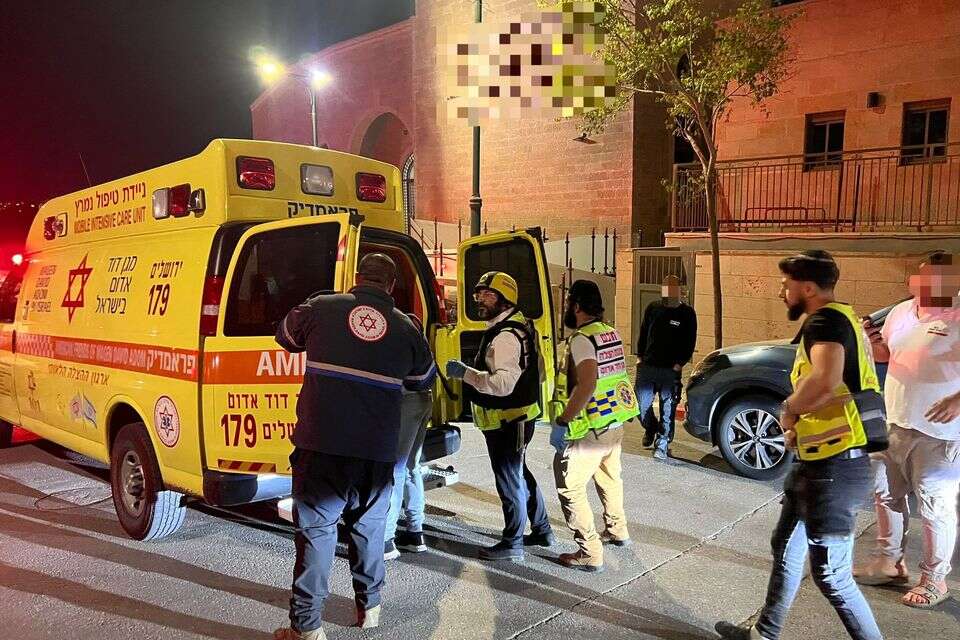 אירוע הירי באזור ירושלים , דוברות מד"א