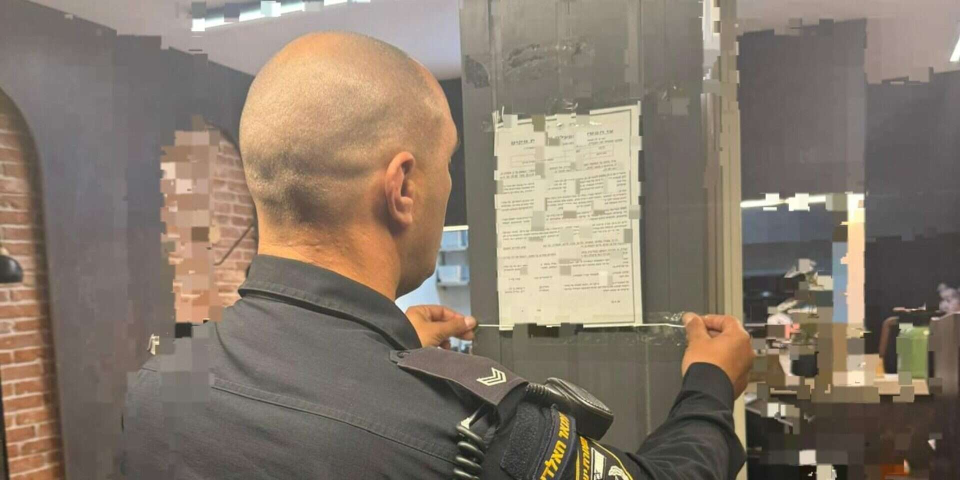 סגירת בית הקפה בברטעה , דוברות המשטרה
