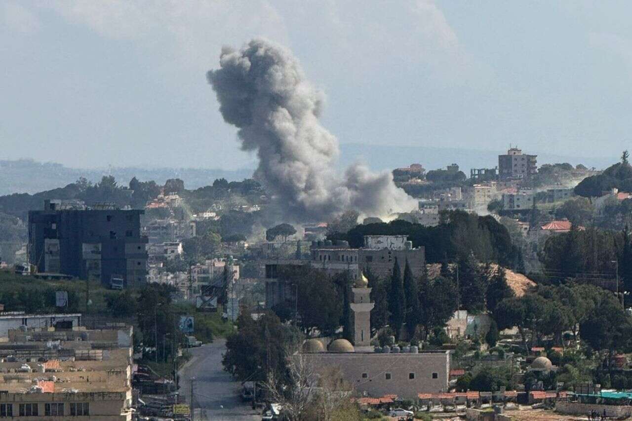 Two armed terrorists who approached the Israeli border were killed in southern Lebanon
