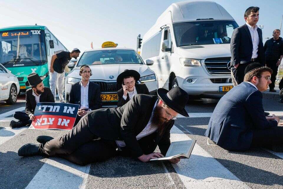 הפגנת חרדים בירושלים , אורן בן חקון