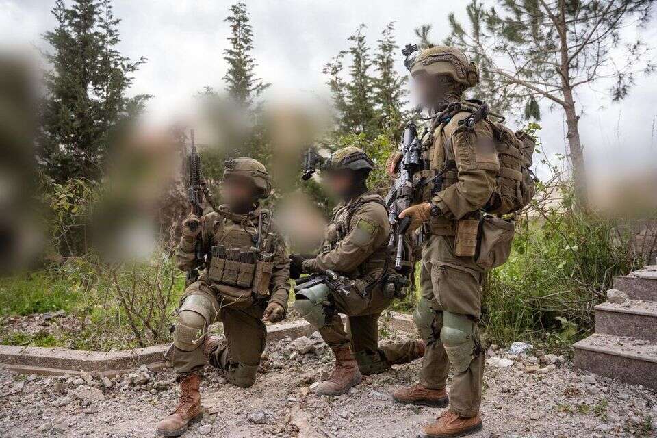 לוחמים מחטיבת הצנחנים פועלים בבינת ג'בל , דובר צה"ל