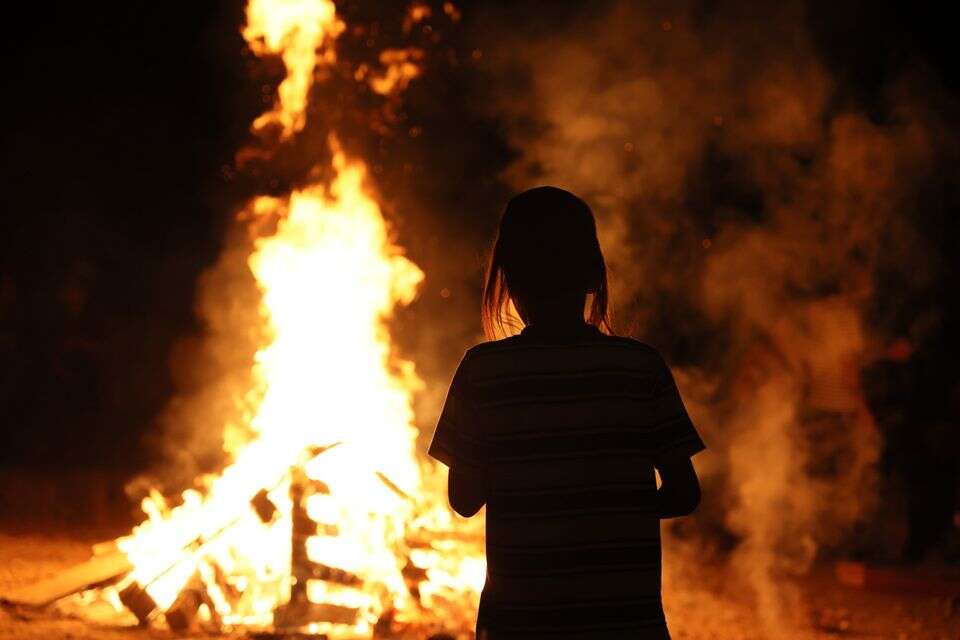 ילדים חוגגים את ל"ג בעומר  , יהונתן שאול
