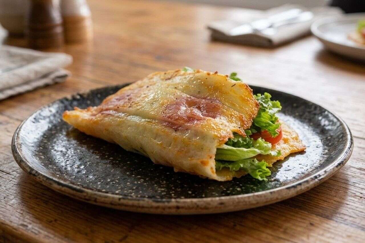 2 ingredients, 0 flour: the viral trick that turns leftover salad into crispy pastry