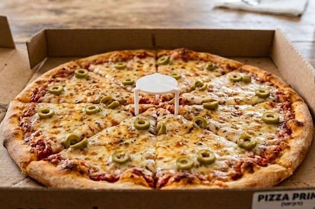 Not what you thought: the real reason for the small table in pizza deliveries