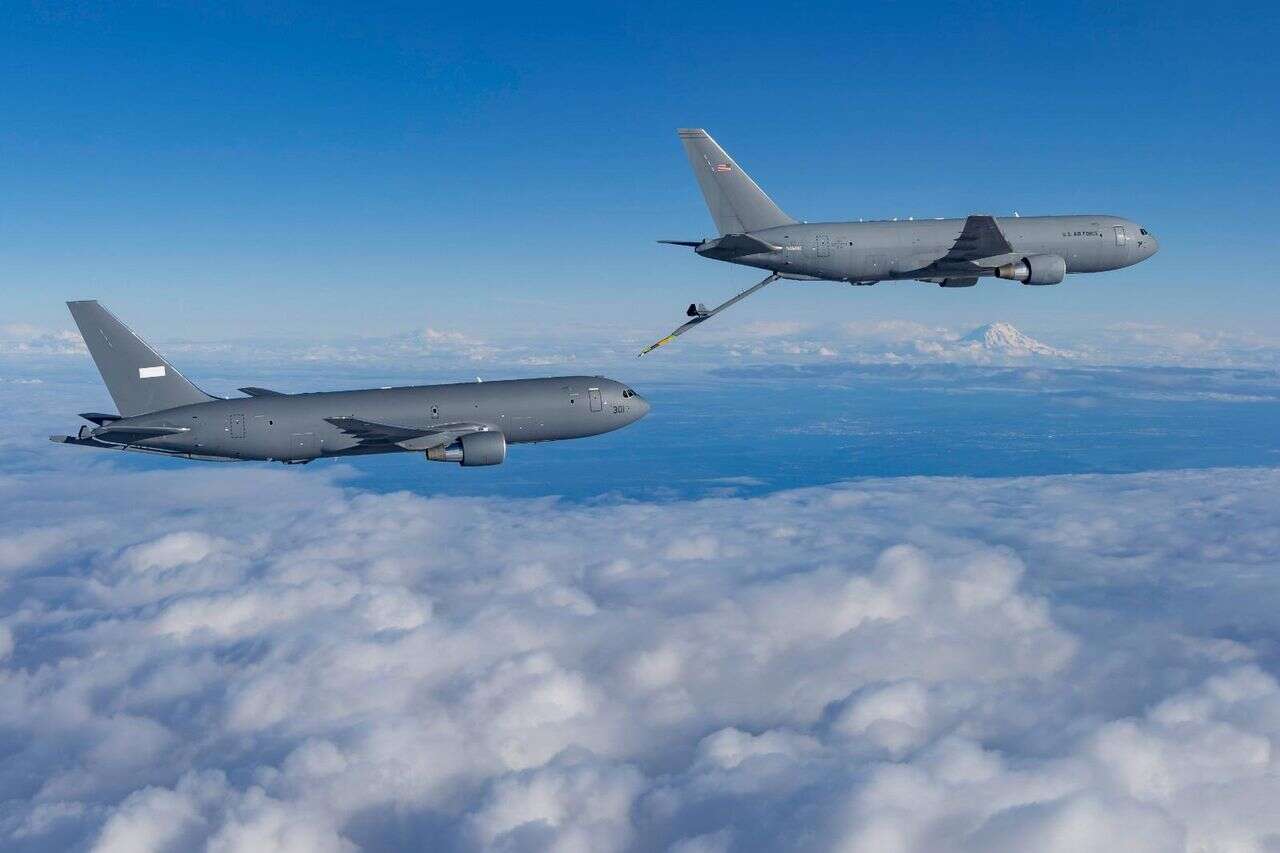 Another month is here: the Air Force's new plane completed its first test flight