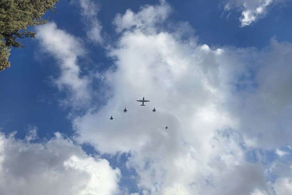 מטוסי קרב בשמי הבירה: ההכנות לפרידה ממפקד חיל האוויר הקפיצו את תושבי ירושלים