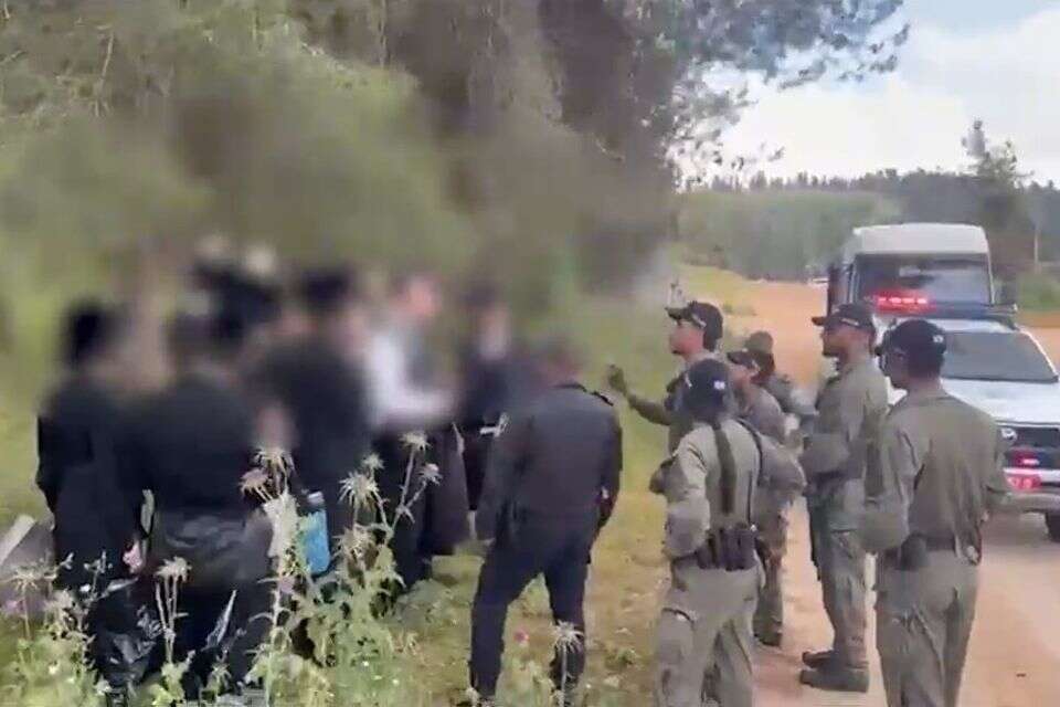עימותים בין חרדים לשוטרים בהר מירון , דוברות המשטרה