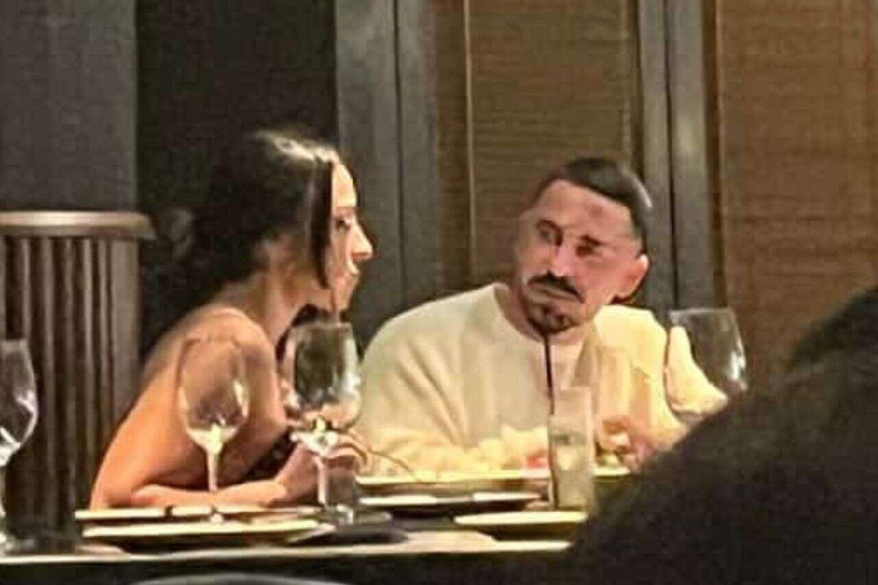 Shani and Yuval from "The Big Brother" at a night out