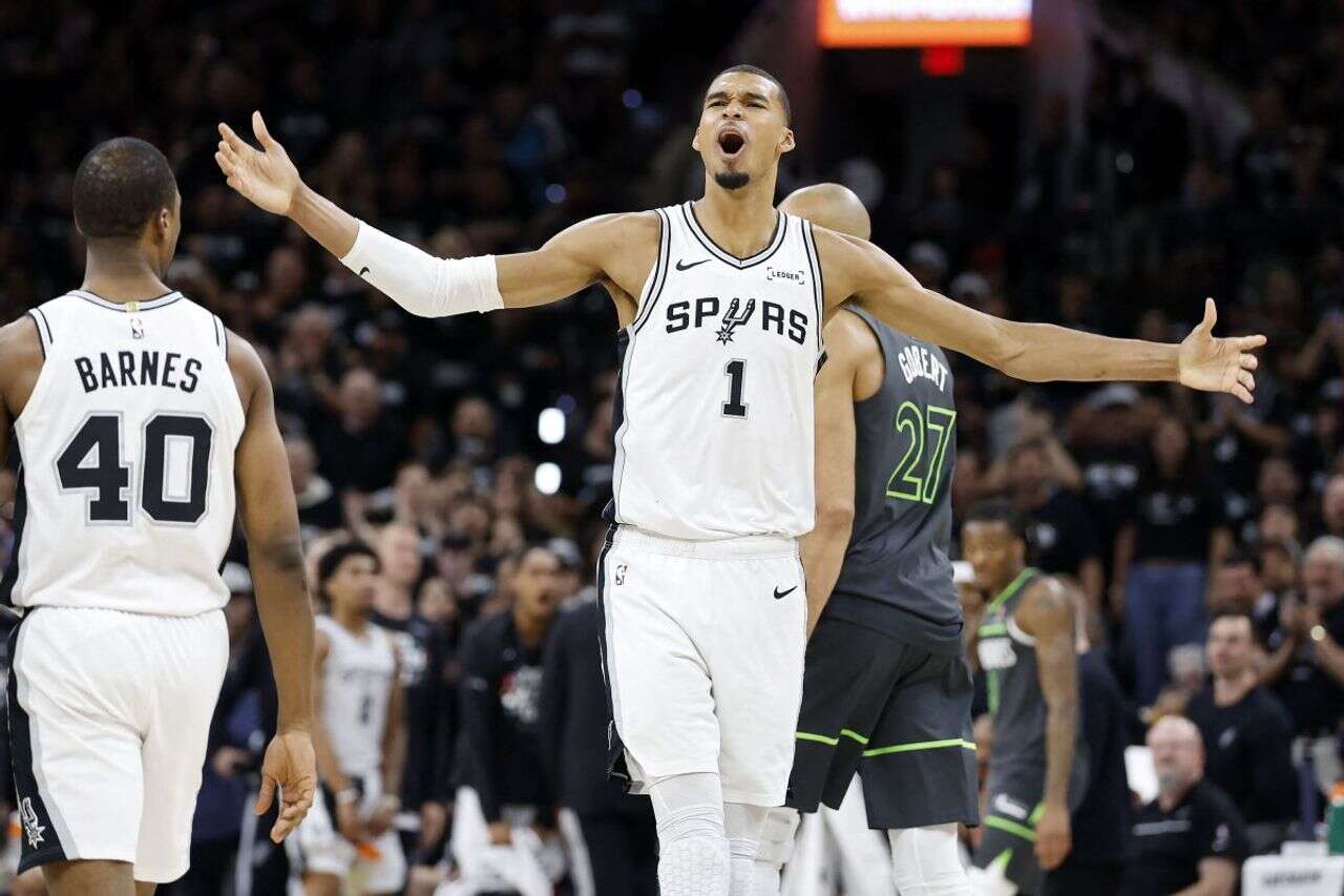 38 difference: San Antonio exploded over Minnesota, the Knicks 0:2